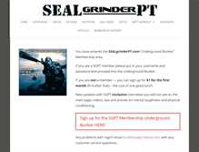 Tablet Screenshot of members.sealgrinderpt.com